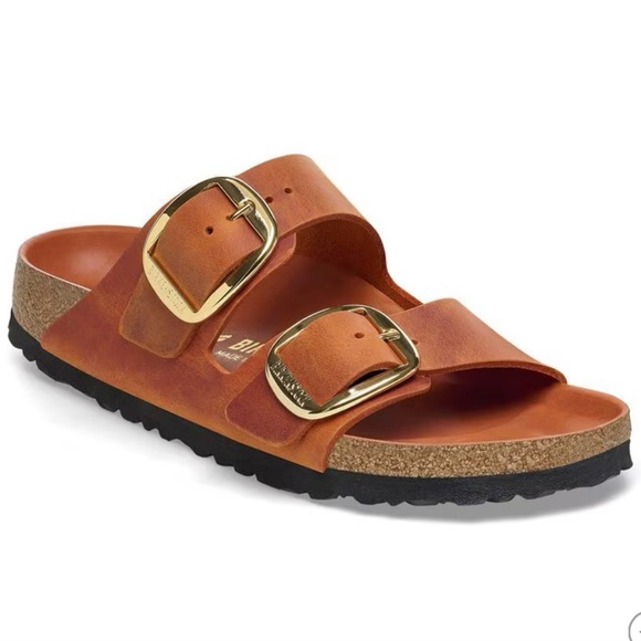 NWB Birkenstock Arizona big buckle sandal orange - Picture 3 of 10